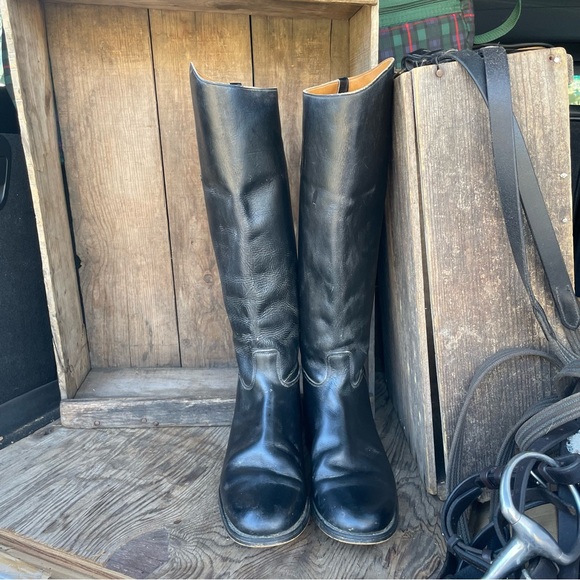 Vintage Equestrian Shoes Vintage English Leather Riding Boots Made